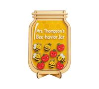 Tsophreniq Safe Wooden Prize Keeper Motivates Childrens Positive Actions with Easy Push Together Construction Safe Wooden