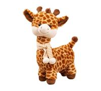 Tsophreniq Soothing Stuffed Animals Giraffe Doll Stress Toy Decors Soft Dolls Baby Toy for Toddler Emotion Smooth Plush Giraffe
