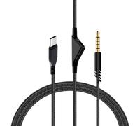 Tsophreniq Strong PVC Gaming Headsets Extension Cord with Gold Plated Connectors 1.5 Meter Long Easy to Carry for A10 / A40 Use Headphone Accessory