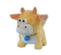 Tsophreniq Stuffed Animated Cattle Plush Animal Toy That Walks and Makes Fun Noises for Children Birthday Gift Giving Toddler Plush Cattle Toy