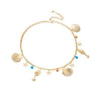 Tsophreniq Waist Chain Unique Seashells Starfishes Belly Jewelry for Pool Parties and Vacations Beach Echinoderm Shell Waist