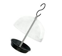 Tsophreniq Weatherproof Dome Hanging Bird Feeder Squirrel Outdoor Large Roof Tray Multi Feeding Dome Hanging Feeder Squirrel Outdoor Large Roof Tray
