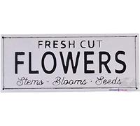 TSOSK Vintage Farmhouse Green Aluminum Sign, 8 x 12 Inch, Nature & Seasons Decorative Signs, Wall Mount