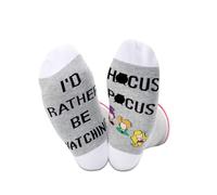 TSOTMO 2 Pairs Witch Gift Witchy Movie Merchandise Socks Witchcraft Gift Halloween Movie Socks Humor Gifts For Movies Lover
