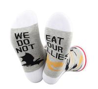 TSOTMO 4th Book Merch Dragon Rider We Do Not Eat Our Allies Novelty Socks for Reader Die Or Fly Basgiath War College Book Lover (UK, Alpha, One Size, Regular, Regular, Our Allies)
