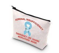 TSOTMO Adrenal Support Medical Alert Bag, Beige, Adrenal Insufficiency