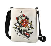 TSOTMO Animated Movie Themed Gift Raised By Wolves Crossbody Bag Anime Lover Gift for Women Mother Best Sister, By Wolves Cr, Fashion