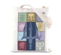 TSOTMO Camp Half Blood Inspired Gift PJO Movie Fan Gift Greek Mythology Shopping Bag Percy Book Lover Gift (PJO)