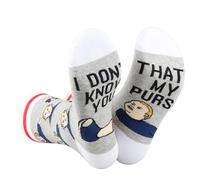 TSOTMO Cartoon Merch Bobby Hill Merch Movie Quote That's My Purse Novelty Socks for Bobby Fans Hank Hill Mike Judge (UK, Alpha, One Size, Regular, Regular, Purse)