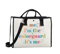 TSOTMO Color Guard Gift It's Me Hi I'm The Color Guard It's Me Tote Bag Flag Gift Winter Guard Marching Band, Colorguard Tote