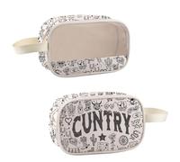 TSOTMO Country Girl Makeup Bag Cowgirls Gift Western Country Life for Country Lover Country Music Lovers Gift, Country Bag, Cosmetic Bags