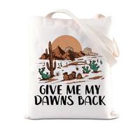 TSOTMO Country Music Album Inspired Gift Music Lover Tote Bag Cowboy Gift Western Singer Fan Gift Country Song Lyric Merch (Music Back)