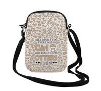 TSOTMO Cute Otters Gift Otter Themed Gift Nature Animal Lover Who Really Loved Otters Crossbody Bag for Sister, Loved Otters Cr, Fashion