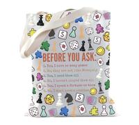 TSOTMO DD Merch DD Board Game Tote Bag for Game Lovers Dungeon Master Night RPG Gamer Gift (BEFORE YOU ASK)