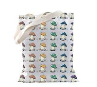 TSOTMO Dungeon Meshi Walking Mushroom Merch Gift Walking Mushroom Tote Bag for Anime Lovers Marching Mushrooms Gift (Mushrooms Tote)