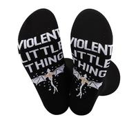 TSOTMO Fantasy Novel Merch Socks Fantasy Dragon Novelty Socks for Bookish Booktok Romantasy for Reader Book Lovers Gift (C, VIOLENT)