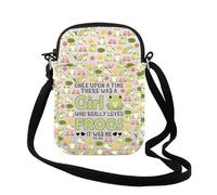 TSOTMO Funny Frog Nature Lover Gift Who Really Loved Frogs Crossbody Bag Cute Frog Gift for Girlfriend, Loved Frogs Cr