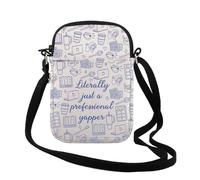 TSOTMO Funny SLP Gift Literally Just A Professional Yapper Speech Therapy Crossbody Bag Speech Language Pathologist Gift, A Yapper Cr