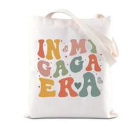 TSOTMO Gaga Tote Bag In My Gaga Era Shoulder Bag Mothers Day Gift Grandma Gift Gaga Life Gift Gaga To Be Gift (GAGA ERA)
