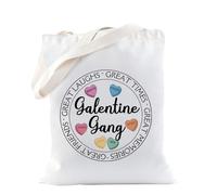 TSOTMO Galentiness Day Gift Galentine Gang Tote Bag for Girl Gang Valentine Gift for Friend Valentine's Day, Galentine Tote