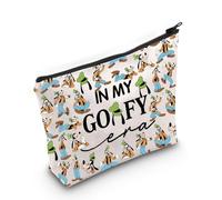 TSOTMO Goofy Merch Makeup Bag Cartoon Movie Gift Cartoon Goofy Characters Gift for Goofy Lovers Dog Owner Gift, gofy Bag, Cosmetic Bags