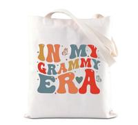 TSOTMO Grammy Shoulder Bag Mothers Day Gift Grandma Tote Bag Grandmother Life Gift New Grammy Gift In My Grammy Era Gift (GRAMMY ERA)