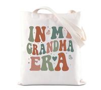 TSOTMO Grandma Gift In My Grandma Era Tote Bag Mother’s Day Gift Grandma To Be Shoulder Bag Grandmother Gift (GRANDMA ERA)
