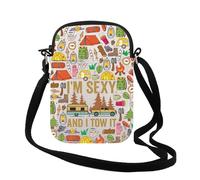TSOTMO I'm Sexy And I Tow It Crossbody Bag Camp Trees Hike Hiking Camping Funny Camping Lover Gift Nature Lover Outdoor Gift, I Tow It Cr