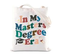 TSOTMO In My Masters Degree Era Handbag Masters Degree Gift Masters Grad Tote Bag Graduate Student Gift Postgraduate Gift (Masters D)