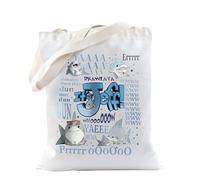 TSOTMO Jeff The Land Shark Game Merch Land Shark IT'S JEFF Tote Bag for Jeff Rivals Fans Land Shark Hero Gift for Gamer (Jeff Tote)