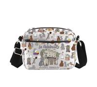 TSOTMO La Ratatouille Paris France Inspired Crossbody Bag Anyone Can Cook GiftMouse Chef Movie Mech Remy Rat Bag (La Rat Cross2)