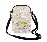 TSOTMO Limoncello La Dolce Vita Crossbody Bag Italian Lemon Coastal Granddaughter Aesthetic Amalfi Coast Italy Lover Gift, Costa D' Cr