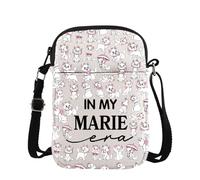 TSOTMO Marie Cat Merch Gift Cat Version Crossbody Bag for Cat Lovers Cat Mom Gift Meow Gift Cat Owner Gift (Cat Era Cross)