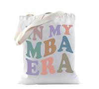 TSOTMO MBA Gift MBA Grad Tote Bag MBA Graduation Gift MBA Masters Degree Gift College Business Graduation Gift, Mba Era, One Size