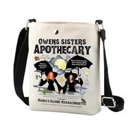 TSOTMO Movie Lover Gift Sisters Apothecary Crossbody Bag Funny Halloween Witchy Gifts for Women, Be Still for Cr, Fashion