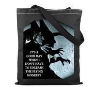 TSOTMO Movie Musical Merch Witch Dictionary Tote Bag Gift Musical Theatre Gift Jonathan Bailey Gift (FLYING MONKEYS)