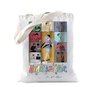 TSOTMO Multicolour Nick and Charlie Fans LGBTQ Pride Tote Bag for TV Show Fans LGBTQ Book Lovers Gift (Nick Charlie)