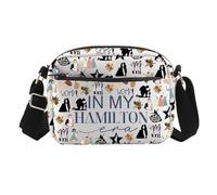 TSOTMO Musical Gift Hamilton Broadway Fans Gift In My Hamilton Era Crossbody Bag for Musical Lovers Broadway Musical Gift (Musical Cross2)