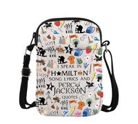 TSOTMO Musical Merch Musical Crossbody Bag for Lovers PJO Gift Opera Theatre Gift, Speak Cross