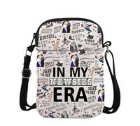 TSOTMO Newsboys Musical Merch Broadway Musical Lovers Musical Theatre Crossbody Bag for Actor (New Musical Cross)