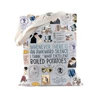 TSOTMO Pride Book Merch Jane Bookish Pemberley Gift Feminist Gift Jane Fans Academia Literary for Booknerd (potatoes)