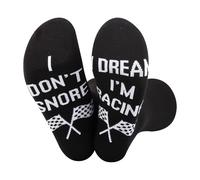 TSOTMO Racing Gift Car Racing Sports Novelty Socks for Racer Mechanic Racecar Lover and Driver Gift (C, RACING)