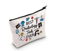 TSOTMO Radiologic Technologists Zipper Pouch X-Ray Tech Diagnostic Gift Radiologist Radiology Makeup Bag Best Radiology Tech Ever Gift For Nurse Doctor, BEST Radiology, Cosmetic Bag