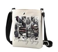 TSOTMO Smut Reader Gift Smut Book Club Shoulder Bag Morally Grey Dark Romance Crossbody Bag Bookish Gift for Sister, Morally Cr