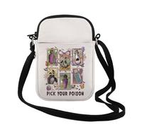 TSOTMO Spooky Gift Halloween Party Pick Your Crossbody Bag Family Trip Gift for Women Mother Cartoon Characters Group, Pick Your Cr