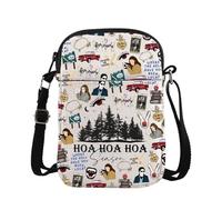 TSOTMO Twilight Merch Vampire Gift Werewolf Gift Twilight Inspired Hoa Hoa Hoa Season Crossbody Bag for Fans Horror Lovers (HOA Cross)