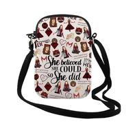 TSOTMO Witch Merch She Believed She Could So She Did Crossbody Bag Women's Hero Movie Merchandise, Did in V Cr