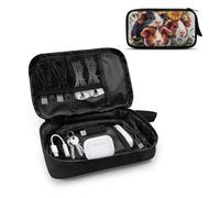 TSOVTHRID Guinea Pig Print Womens Cable Organizer Travel Tech Pouch Accessories Carry Storage Electronic Organizer Travel Case Tech Organizer as Travel Accessories for Women