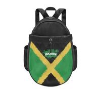 TSOVTHRID Jamaican Flag Pickleball Bags with Zipper Adjustable Shoulder Strap Word Jamaica Pickleball Paddle Shoulder Bag for Women Pickle Ball Bag