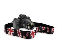 TSOVTHRID Union Flag Print Mens Camera Lanyard Neck Strap Camera Accessories Crossbody Cameras Strap Cameras Shoulder Strap Gift for Men Photographers Shutterbug